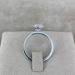 Charger l'image dans la visionneuse de la galerie, Solitaire diamant naturel rond 1.00 carat or blanc 14 carats Ely