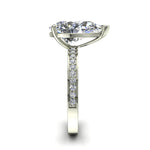 Load image into Gallery viewer, Bague diamant poire et diamants ronds 2.70 carats or blanc Noémie
