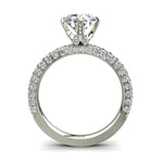 Load image into Gallery viewer, Bague de fiançailles 2.00 carat or blanc diamant rond Elisa
