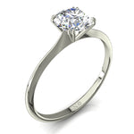 Load image into Gallery viewer, Solitaire bague diamant naturel rond 1.50 carat or blanc Vanessa