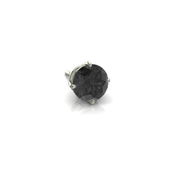 Boucle d'oreille unique diamant noir 1.00 carat Dante