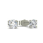Charger l'image dans la visionneuse de la galerie, Boucles d'oreilles diamants naturels ronds 0.30 carat or blanc Lorenza