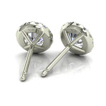 Load image into Gallery viewer, Boucles d&#39;oreilles diamants ronds 1.40 carat or blanc Agata
