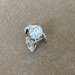 Load image into Gallery viewer, Boucles d&#39;oreilles diamants ronds 4.00 carats or blanc Ely
