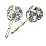 Charger l&#39;image dans la visionneuse de la galerie, Boucles d&#39;oreilles diamants ronds 6.00 carats or blanc Angelica
