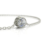 Charger l&#39;image dans la visionneuse de la galerie, Bracelet diamant rond 0.25 carat or blanc Angelica
