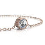 Load image into Gallery viewer, Bracelet diamant rond 0.25 carat or rose Angelica
