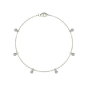 Bracelet diamants ronds 0.30 carat or blanc Celestina