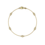 Load image into Gallery viewer, Bracelet diamants ronds 0.30 carat or jaune Lidia
