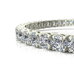 Charger l&#39;image dans la visionneuse de la galerie, Bracelet diamants ronds 10.83 carats or blanc Ely
