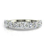 Load image into Gallery viewer, Demi-alliance 11 diamants ronds 1.30 carat or blanc Martina
