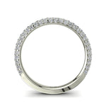 Load image into Gallery viewer, Demi-alliance 75 diamants ronds 0.75 carat or blanc Simona
