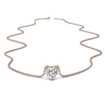 Charger l&#39;image dans la visionneuse de la galerie, Pendentif diamant coeur 3.00 carats or rose Ely
