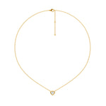 Load image into Gallery viewer, Pendentif diamant naturel coeur 0.50 carat or jaune Brunella
