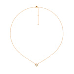 Load image into Gallery viewer, Pendentif diamant naturel coeur 0.50 carat or rose Brunella

