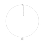 Charger l'image dans la visionneuse de la galerie, Pendentif diamant naturel poire 0.50 carat or blanc Annabella