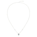 Load image into Gallery viewer, Pendentif diamant poire et diamants ronds 0.90 carat or blanc Carla
