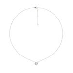 Load image into Gallery viewer, Pendentif diamant rond 0.50 carat or blanc Rosalia