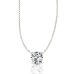 Load image into Gallery viewer, Pendentif diamant rond 1.70 carat or blanc Ely
