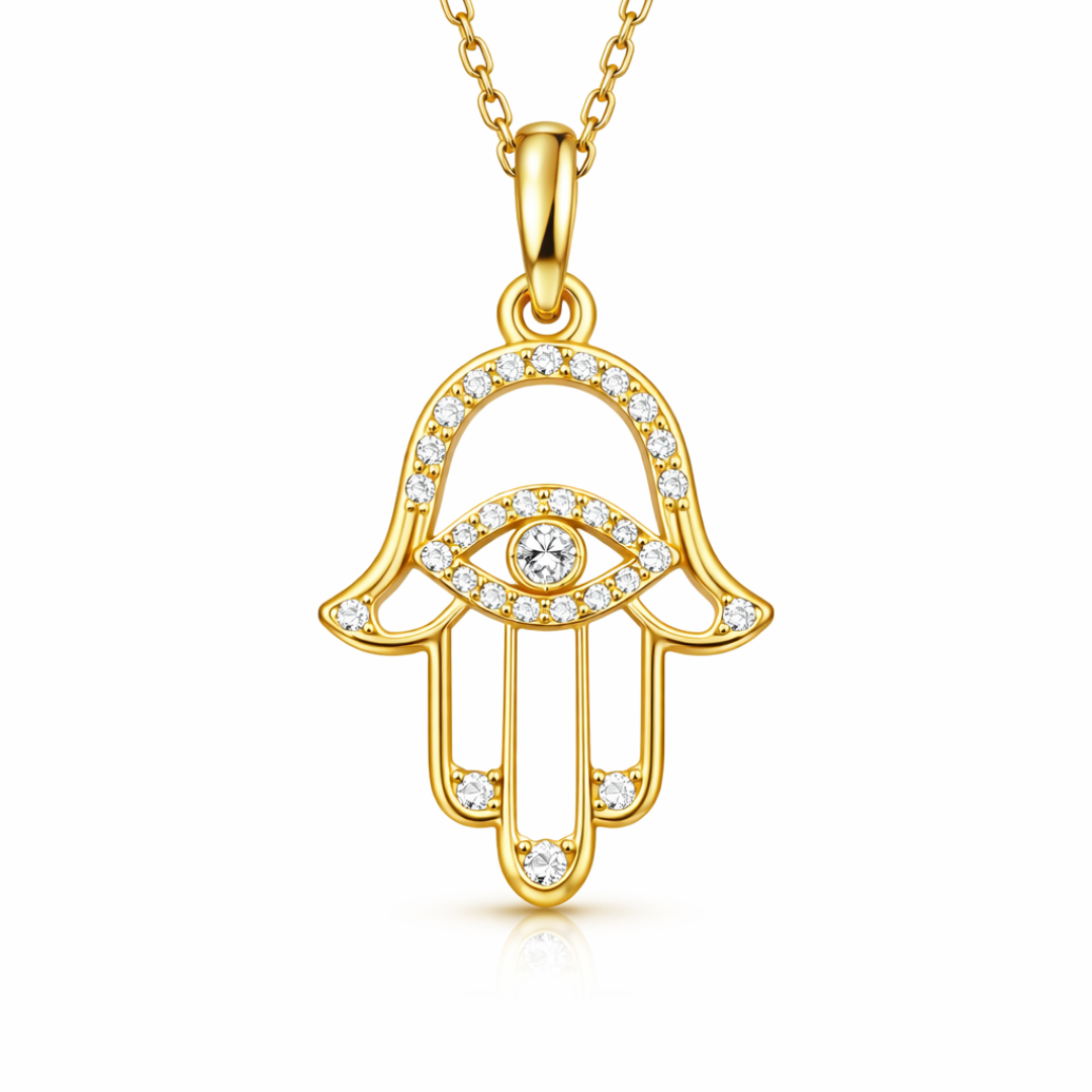 Pendentif diamants naturels ronds 0.22 carat or jaune 14 carats Sarah