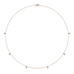 Charger l'image dans la visionneuse de la galerie, Pendentif diamants naturels ronds 0.30 carat or rose Celestina