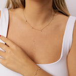 Charger l'image dans la visionneuse de la galerie, Pendentif diamants naturels ronds 0.30 carat or rose Celestina