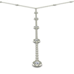 Charger l'image dans la visionneuse de la galerie, Pendentif diamants naturels ronds 0.44 carat or blanc Lidia
