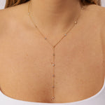 Charger l'image dans la visionneuse de la galerie, Pendentif diamants naturels ronds 0.44 carat or jaune Lidia