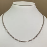 Load image into Gallery viewer, Pendentif diamants naturels ronds 7.00 carats or blanc Ely